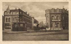 henin lietard place de la gare avenue 1917 offizier kasino carte postale photo cp cpa